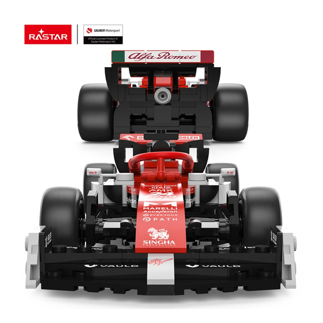 Конструктор RASTAR Alfa Romeo F1 C42 1:24 340 шт. красный 92300 - Фото 2 Конструктор RASTAR Alfa Romeo F1 C42 1:24 340 шт. красный 92300 - изображение 2