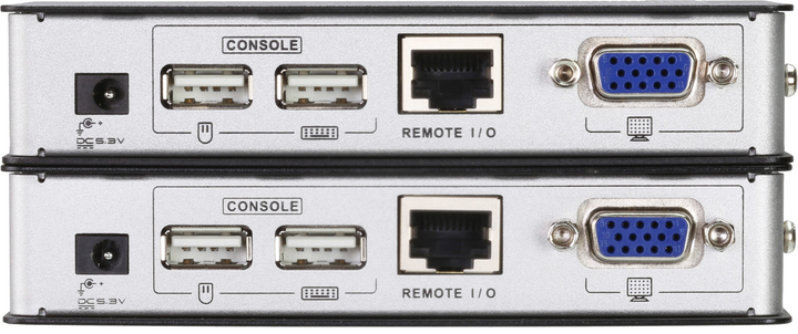 Przedłużacz KVM ATEN Proxime CE700A USB VGA Cat 5 Black (CE700A) - obraz 3