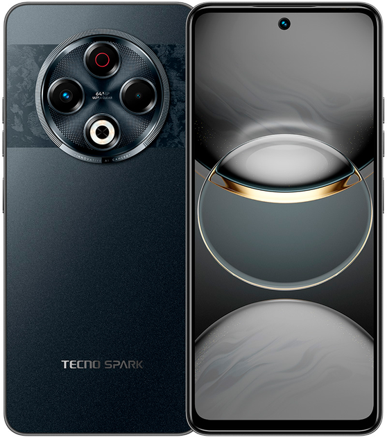 Мобільний телефон Tecno Spark 30 (KL6) 8/256GB Stellar Shadow (4894947047879) - зображення 1