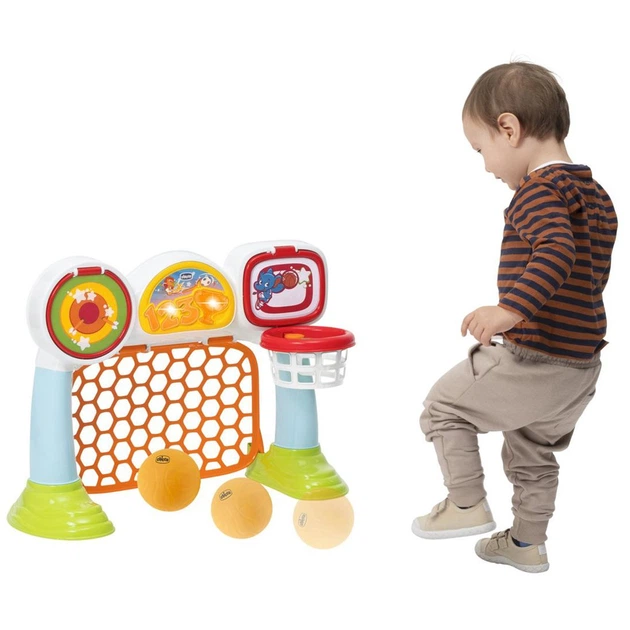 Interaktywna bramka 3w1 Chicco Liga sportowa (8058664166596)  - obraz 4
