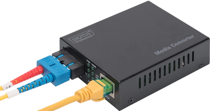 Media konwerter Digitus Gigabit Media Converter, RJ45 / SC (DN-82120-1)  - obraz 5