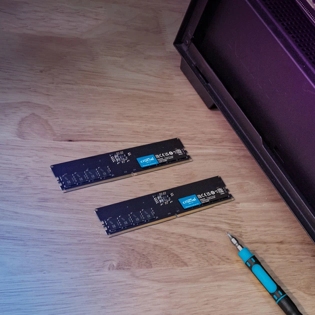 ОЗУ Crucial 16GB DDR5-5600 KIT2 CT2K8G56C46U4 - изображение 2