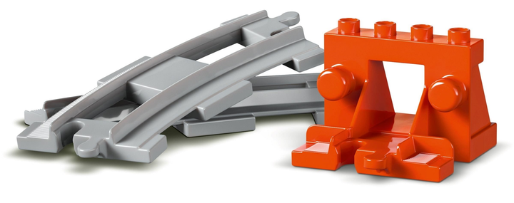 Zestaw klocków LEGO DUPLO Town Tunel i tory kolejowe-zestaw rozszerzający 20 elementów (10425) - obraz 6
