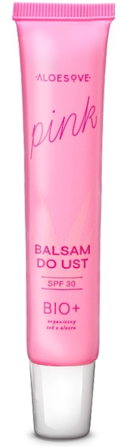 Balsam do ust Aloesove Pink Lip Regenerujący i ochronny SPF 30 15 ml (5902249018417) - obraz 1