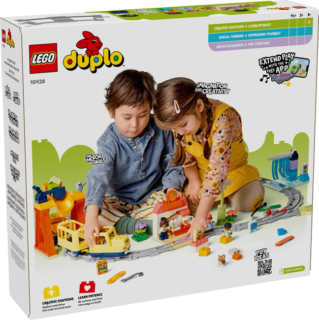 Zestaw klocków LEGO DUPLO Town Duży interaktywny pociąg miejski 103 elementy (10428) - obraz 13