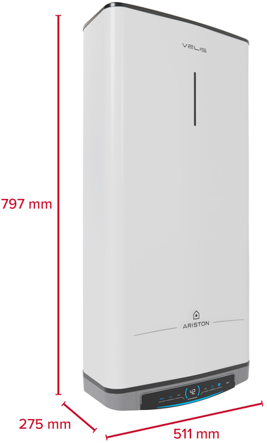 Бойлер Ariston VELIS DUNE WIFI 50 EU - зображення 6