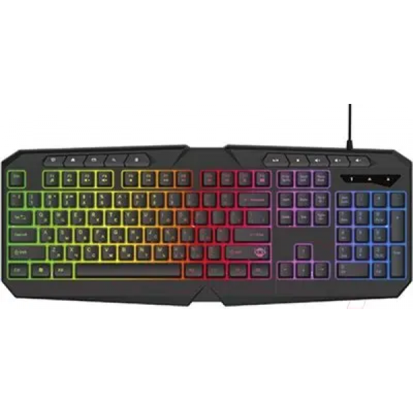 Клавіатура Eng / Ru + миша з RGB-підсвіткою комплект 2 в 1 UKC SW9541 USB - изображение 3