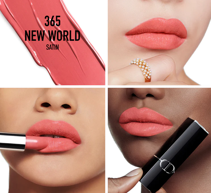 Помада для губ Dior Rouge Dior Satin 365 New World 3.5g - Фото 3 Помада для губ Dior Rouge Dior Satin 365 New World 3.5g - зображення 3