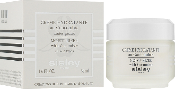 Зволожувальний крем з екстрактом огірка Sisley Moisturizer WIth Cucumber 50ml - Фото 2 Зволожувальний крем з екстрактом огірка Sisley Moisturizer WIth Cucumber 50ml - зображення 2