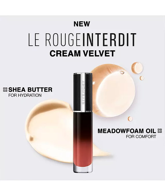 Рідка помада для губ Givenchy Le Rouge Interdit Cream Velvet Lipstick 51 Brun Cuivre 6.5ml - зображення 5