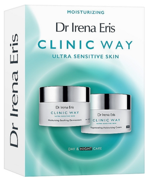 Zestaw Dr. Irena Eris Clinic Way Nawilżanie Krem na dzień SPF20 50 ml + Krem na noc 50 ml (5900717020450) - obraz 1