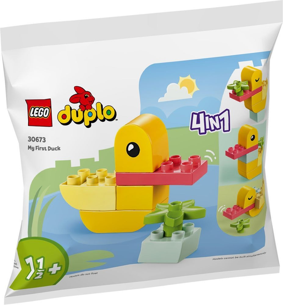  Конструктор LEGO Duplo Моя перша качка 7 деталей (30327) (30673) - зображення 1