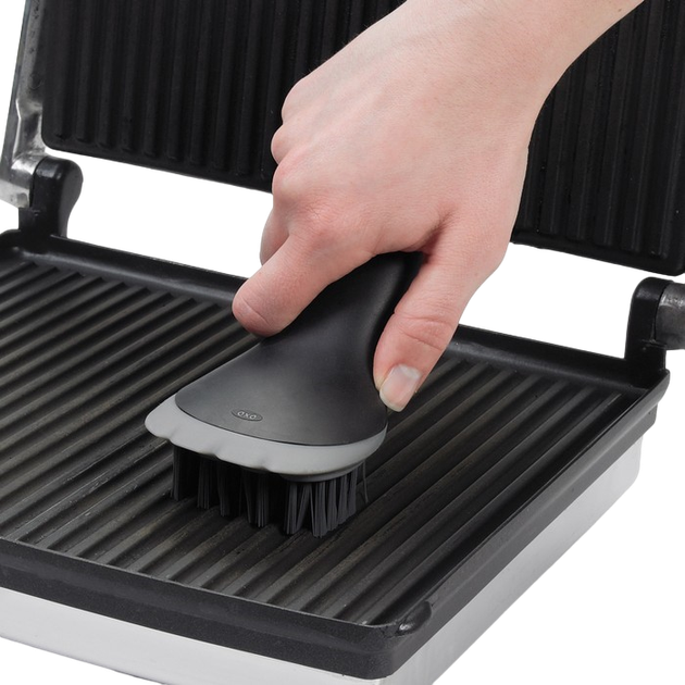 Szczotka do czyszczenia płyt OXO Good Grips czarna (0719812031248) - obraz 4