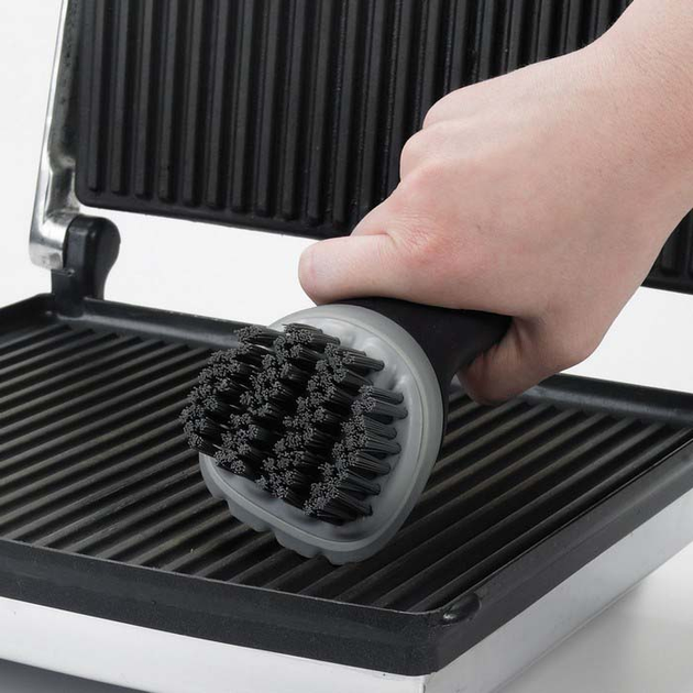Szczotka do czyszczenia płyt OXO Good Grips czarna (0719812031248) - obraz 5