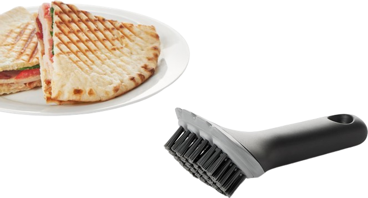 Szczotka do czyszczenia płyt OXO Good Grips czarna (0719812031248) - obraz 6