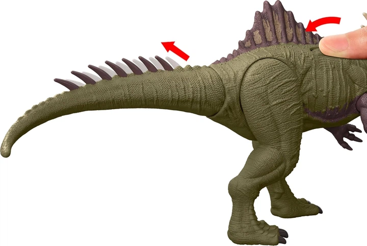 Динозавр Беклеспінакс зі звуком Світ юрського періоду Jurassic World Chaos Theory Battle Roarin Becklespinax Dinosaur Mattel (HXF52) - зображення 3