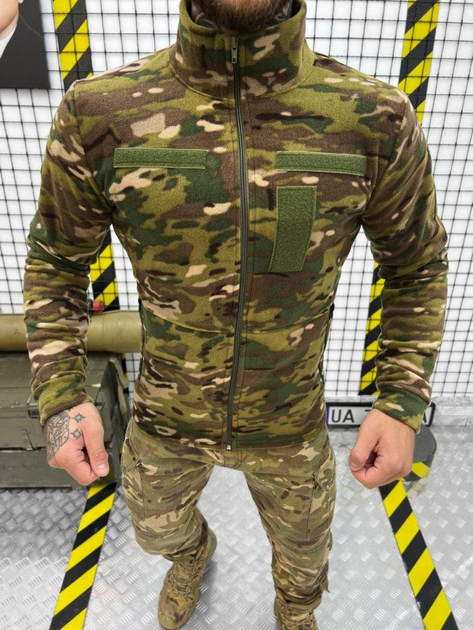 Тактическая флисовая кофта Fleece Polartec Jacket Multicam XXXL - изображение 2