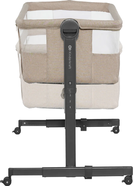 Приставне ліжечко-люлька KinderKraft Neste Up 2 Beige (5902533924530) - зображення 3