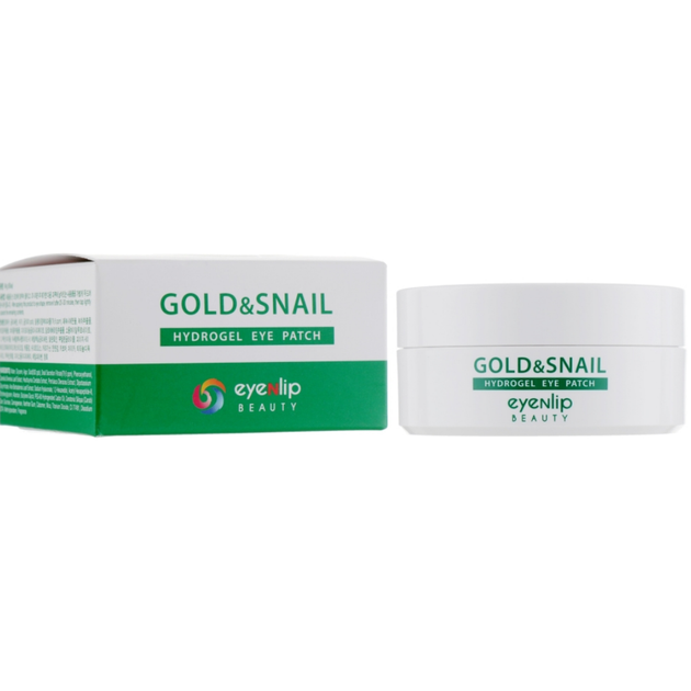 Гидрогелевые патчи для глаз с золотом и муцином улитки Eyenlip Gold & Snail Hydrogel Eye Patch 60 шт (8809555250142) - Фото 6 Гидрогелевые патчи для глаз с золотом и муцином улитки Eyenlip Gold & Snail Hydrogel Eye Patch 60 шт (8809555250142) - изображение 6