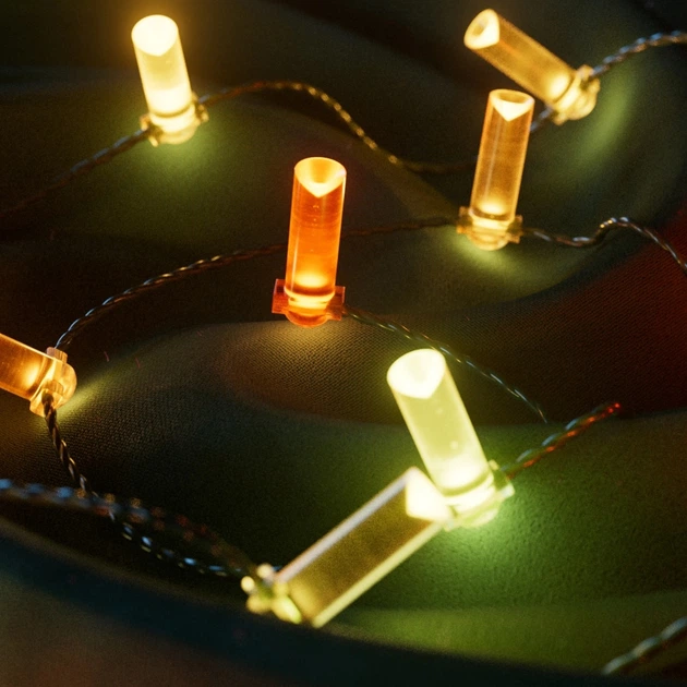 Girlanda LED Smart Twinkly Strings Candle RGB 200 IP20 12 m kabel USB-C Przezroczysty (TWKC200RGB-T) - obraz 4