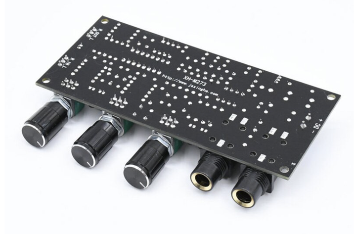 XH-M273 предварительный стерео усилитель с караоке Hi-Fi класса на NE5532+PT2399 12-24В DC реверберация - изображение 4