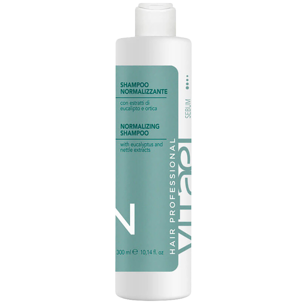 Шампунь нормализующий для жирной кожи головы VITAEL NORMALIZING SHAMPOO 300 мл - Фото 1 Шампунь нормализующий для жирной кожи головы VITAEL NORMALIZING SHAMPOO 300 мл - изображение 1