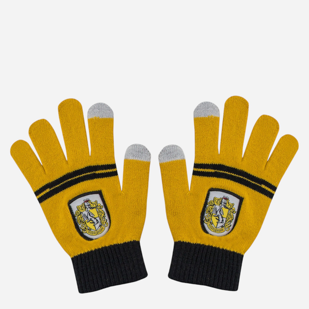 Komplet dziecięcy (czapka + rękawiczki) Distrineo Harry Potter - Kids Tactile Gloves and Hufflepuff Cap Set Żółty (4895205601185) - obraz 5