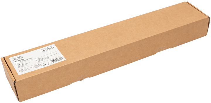 Мережевий фільтр DIGITUS з алюмінієвим профілем, 9 x IEC C13 2300VA Black (DN-95429) - зображення 4