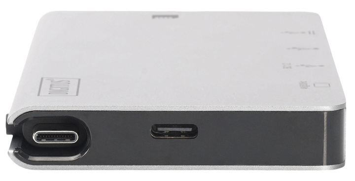 Stacja dokująca Digitus Multiport Travel Dock USB Type-C Silver (DA-70867) - obraz 5