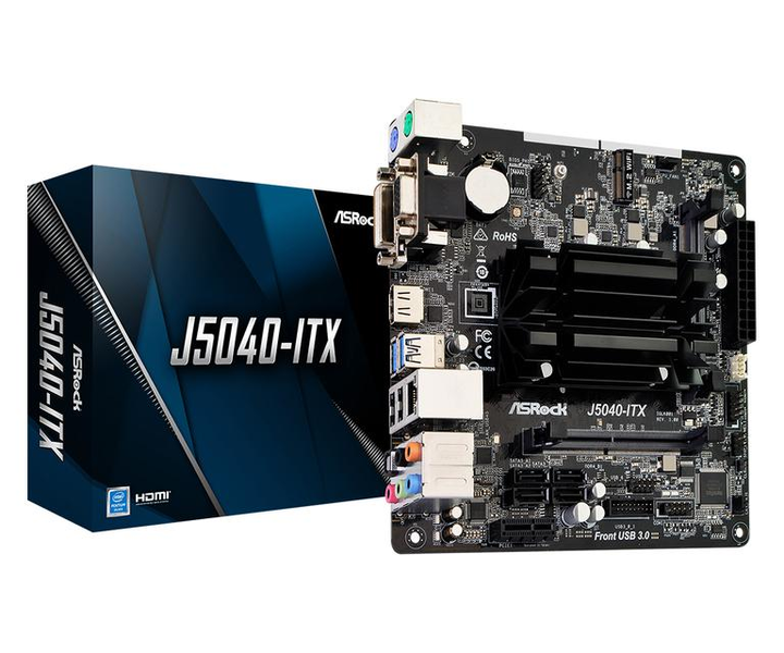 Материнська плата ASROCK J5040-ITX - зображення 1