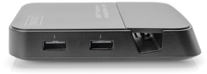 Stacja dokująca Digitus Smartphone Docking Station 7 Ports USB Type-C Black (DA-70882) - obraz 6