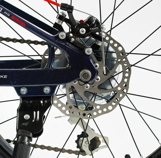 Детский спортивный велосипед 20 дюймов Corso «F35» MG-20563 магниевая рама, Shimano Revoshift 7 скоростей синий - изображение 8
