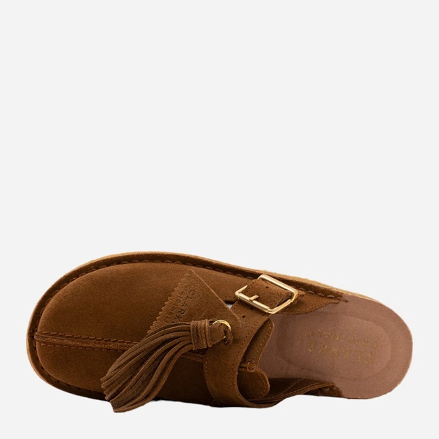 Жіночі сабо Clarks Originals Trek Mule 26164440 39.5 Коричневі (5059680268335/261644404060) - зображення 5