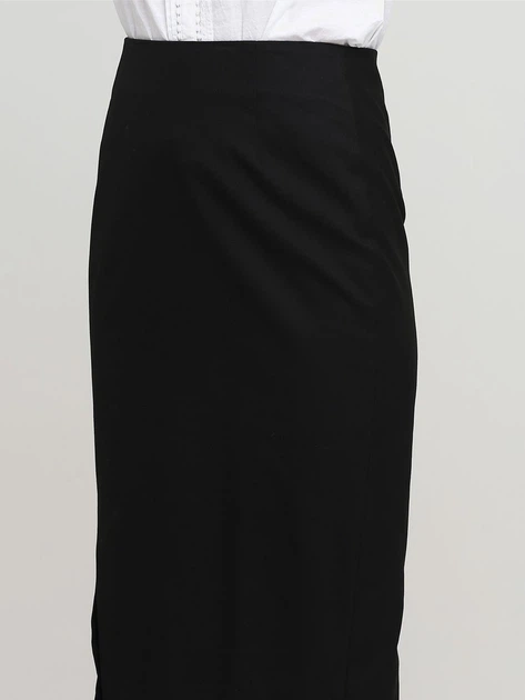 Спідниця міді літня пряма жіноча H&M 0568938 32 Чорна (KAY2000001293362_LD2000001293362) - Фото 5 Спідниця міді літня пряма жіноча H&M 0568938 32 Чорна (KAY2000001293362_LD2000001293362) - зображення 5