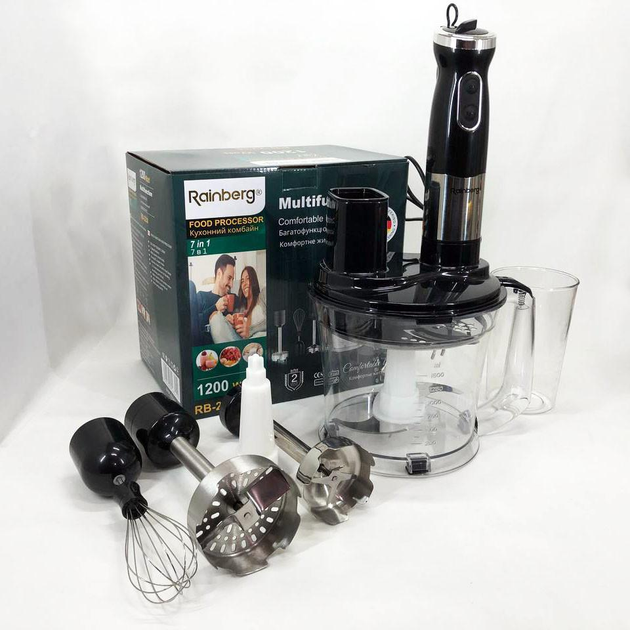 Блендер погружной многофункциональный Rainberg RB 00223888 - изображение 2