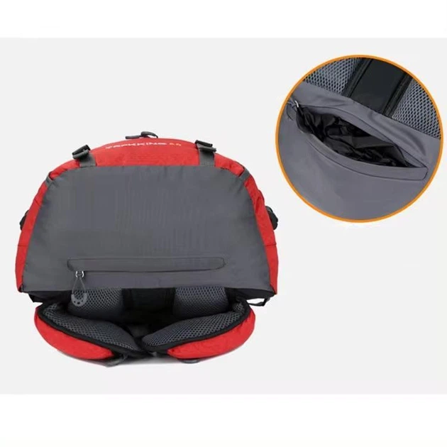 Туристичний, похідний рюкзак FREE KNIGHT 60L Red - зображення 4