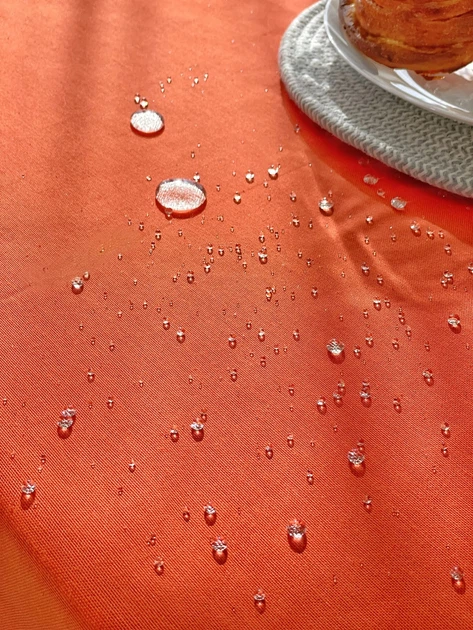 Скатерть водоотталкивающая Delux Textil Мандарин 140 х 110 см (366688) - изображение 3
