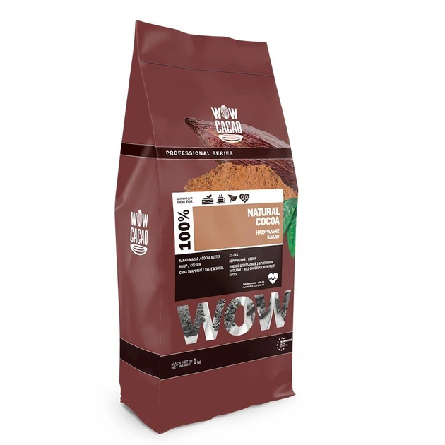 Порошок какао Wow Cacao "Доброе утро", 1 кг (WC-GM) - Фото 1 Порошок какао Wow Cacao "Доброе утро", 1 кг (WC-GM) - изображение 1