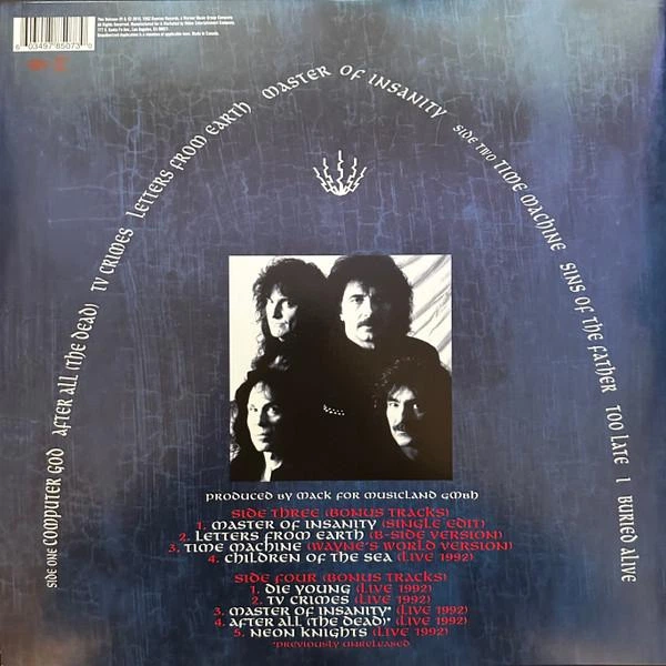 BLACK SABBATH – Dehumanizer (2LP, Canada) - изображение 2