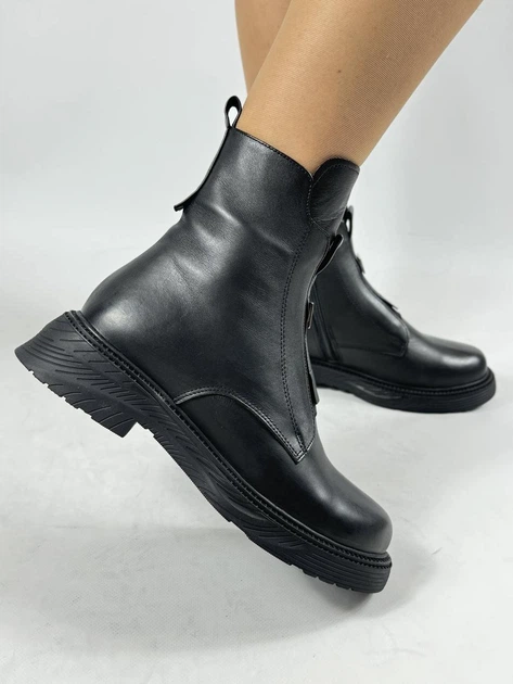 Женские зимние ботинки GUERO 40 (25.5см) Чёрные 3424 - изображение 6