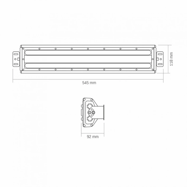 LED светильник высотный линейный VIDEX HB022 100 Вт 5000K IP65 (VL-HB022-1005B) - изображение 3