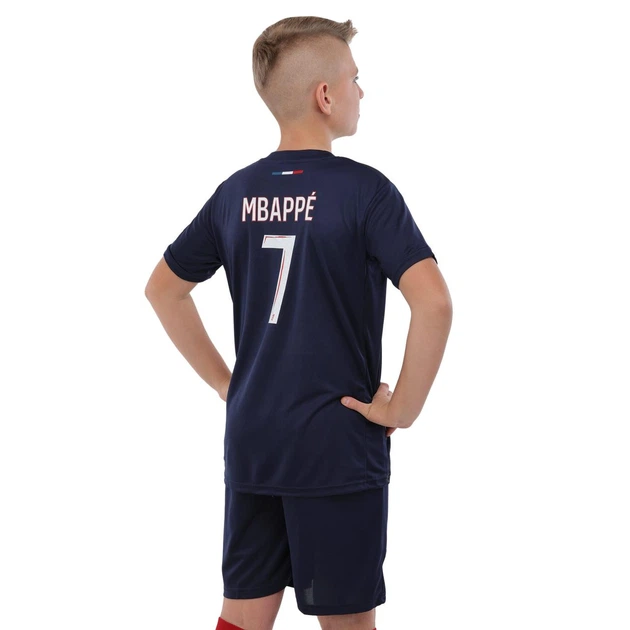 Форма футбольная детская PSG Mbappe ПСЖ Мбапе SP-Sport 3676 размер 2XS (20) рост 115-125 см - Фото 3 Форма футбольная детская PSG Mbappe ПСЖ Мбапе SP-Sport 3676 размер 2XS (20) рост 115-125 см - изображение 3
