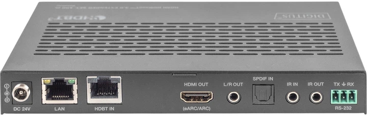 Przedłużacz KVM Digitus HDBaseT 3.0 HDMI Cat 6A/7/8 100 m Black (DS-55523) - obraz 6