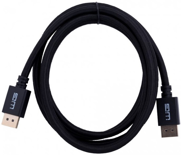 Kabel Winner Group DisplayPort - DisplayPort M/M 2 m Black (8591194110306) - obraz 1