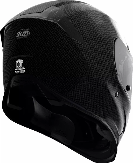 Шолом ICON Airframe Pro Carbon 4Tress, XXL, Чорний (2957950) - зображення 4
