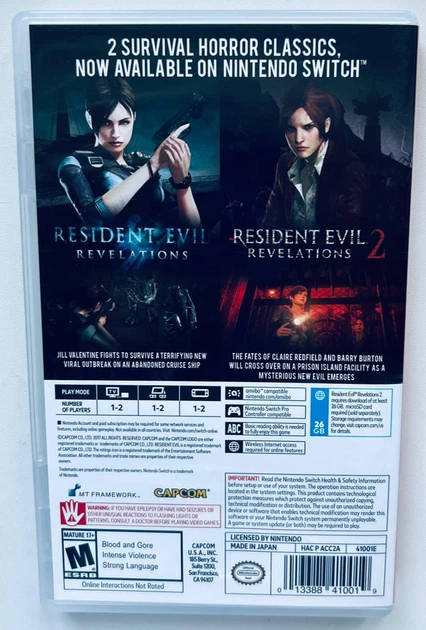 Resident Evil Revelations Collection, російські субтитри - картридж для Nintendo Switch, Б/В - зображення 3