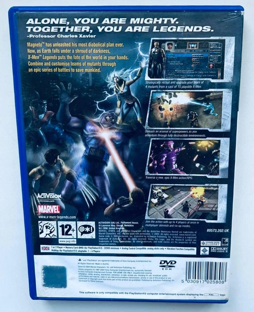 X-Men Legends, английская версия - диск для PlayStation 2, Б/У - Фото 3 X-Men Legends, английская версия - диск для PlayStation 2, Б/У - изображение 3