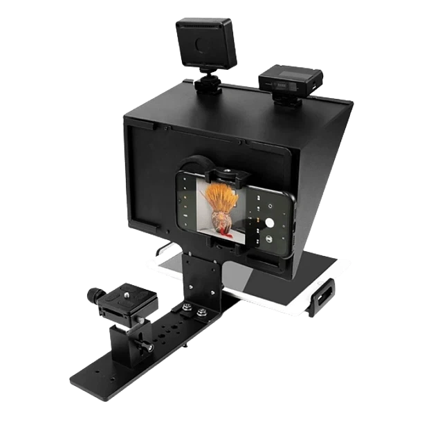Телесуфлер телепромтер Feelworld TP13A telepromter суфлер для смартфона или планшета 13" - изображение 8