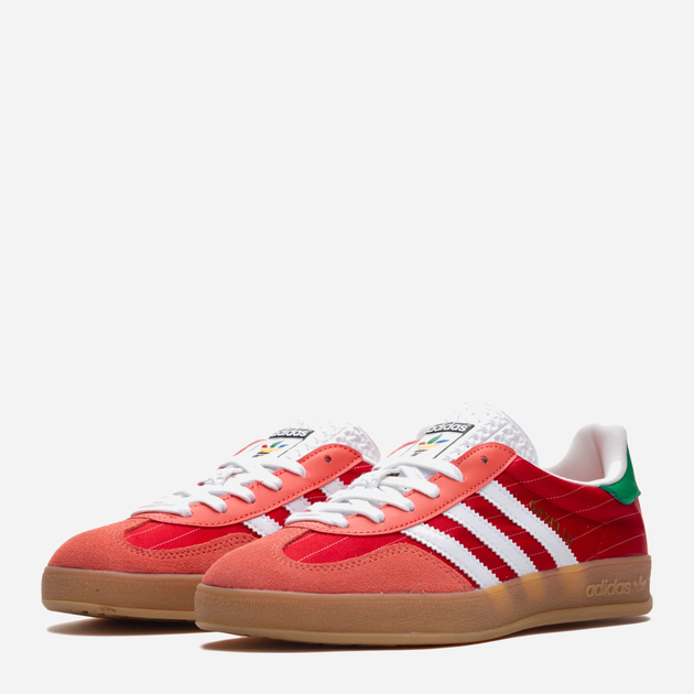 Sneakersy męskie do kostki adidas Gazelle Indoor IF9641 42 (8UK) 26.5 cm Czerwone (4067888524758) - obraz 2