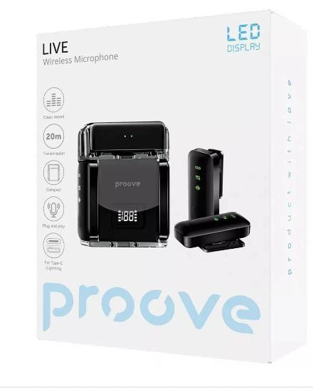 Беспроводной петличный микрофон Proove Live Type-C/Lightning - изображение 2